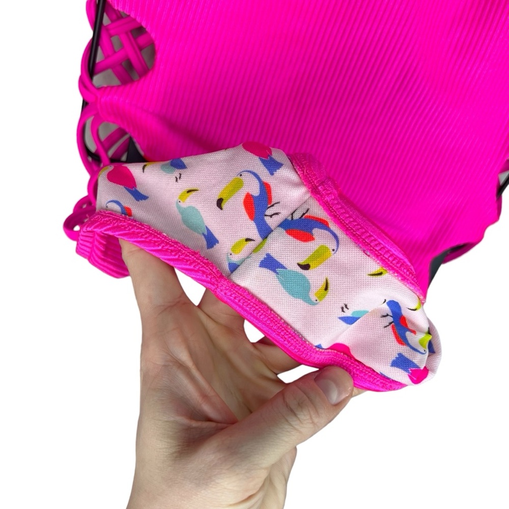 Body Glove‎ Neon Pink Crissy One Piece Swimsuit S - Picture 4 of 8